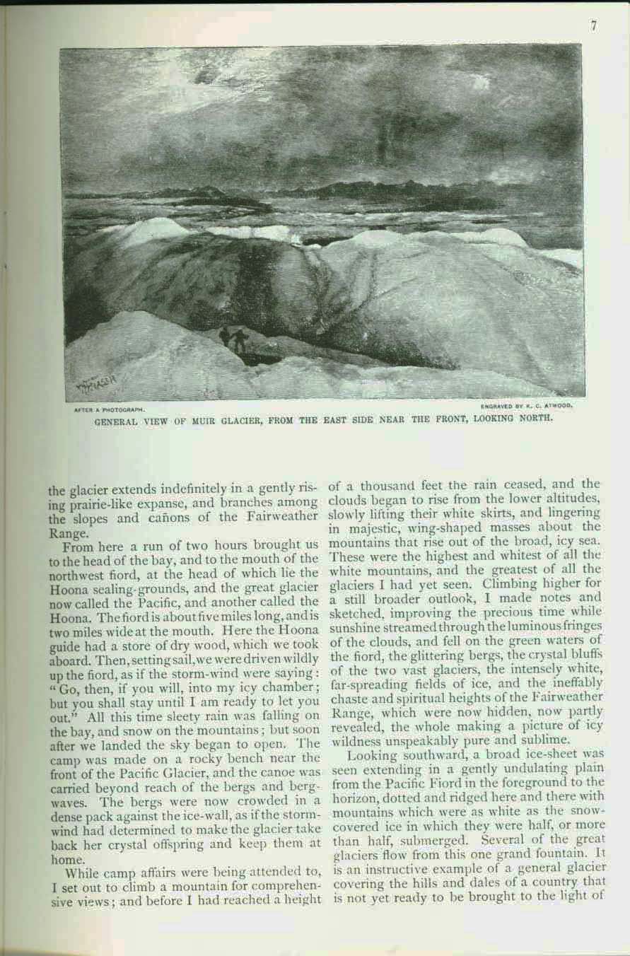The Discovery of Glacier Bay (1879). vist0045d
